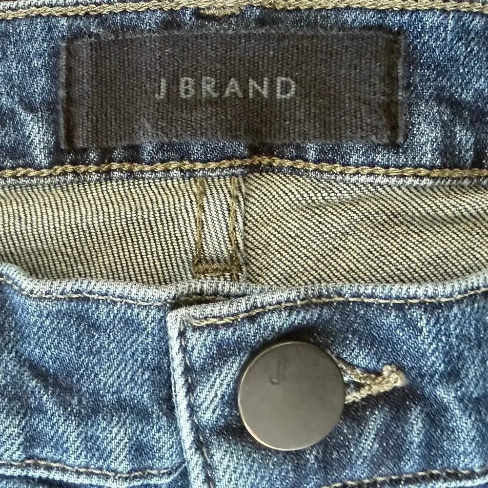 J Brand Men's 34 x 33 Dark Wash Jeans Slim Straight Leg Denim Pants